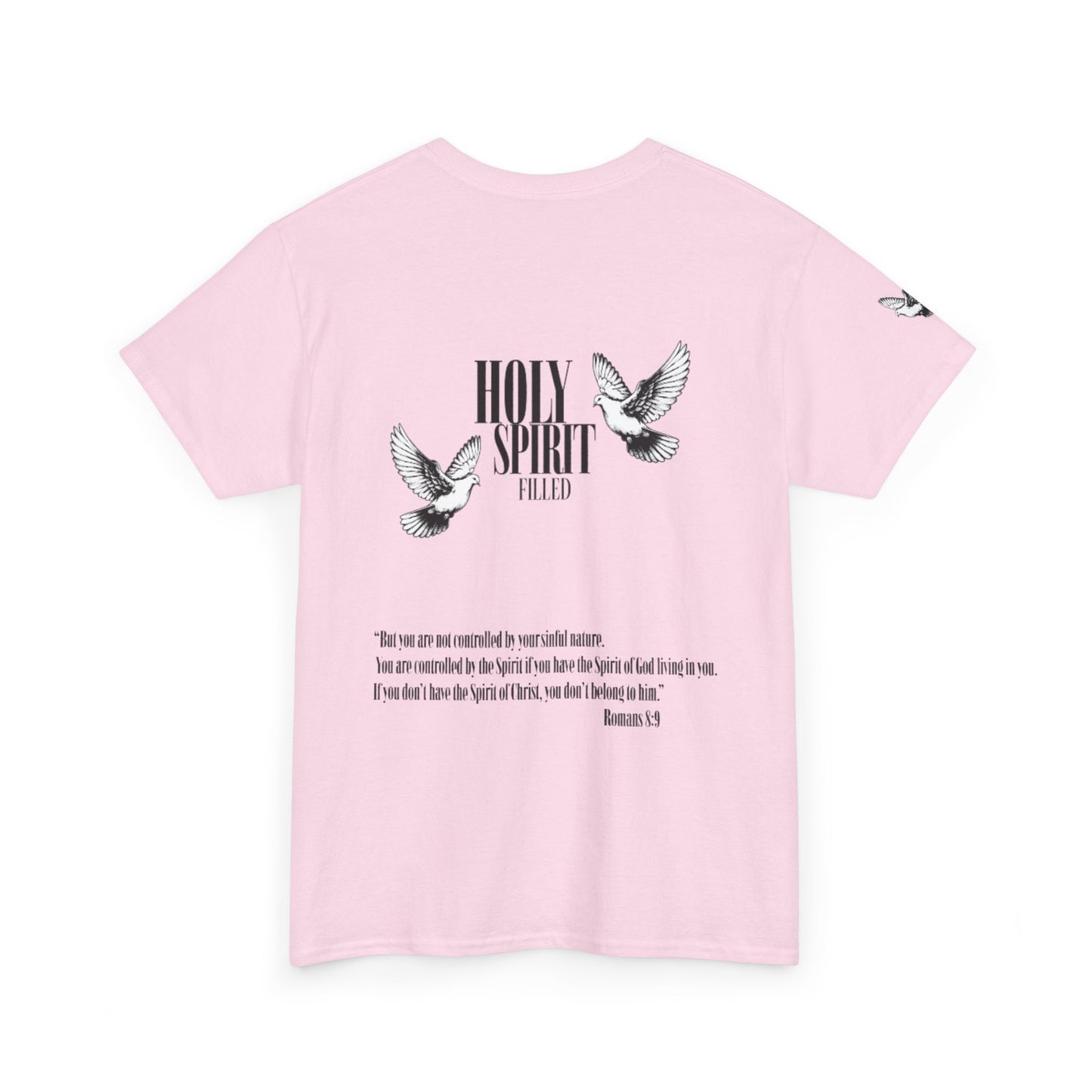 Holy Spirit Filled |  Romans 8:9 Dove Graphic Christian Faith