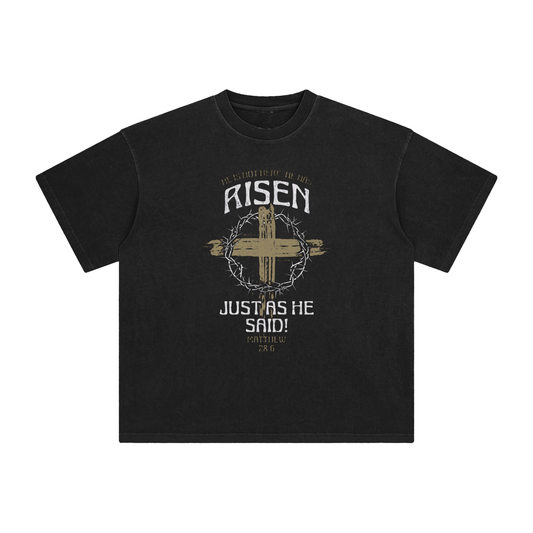 Risen | Matthew 28:6 Tee