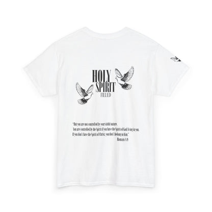 Holy Spirit Filled |  Romans 8:9 Dove Graphic Christian Faith