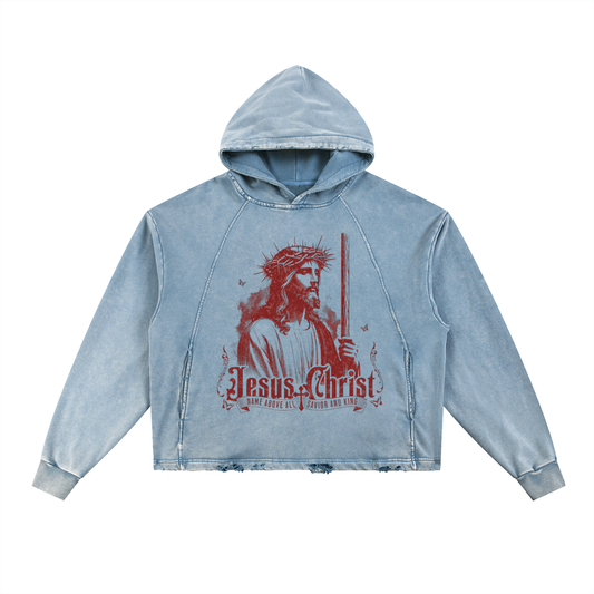 christian hoodie,faith based hoodie,Jesus only hoodie,christian streetwear,salvation in Jesus,no other name hoodie,gospel message hoodie,Bible verse hoodie,Acts 4:12 scripture,vintage hoodie