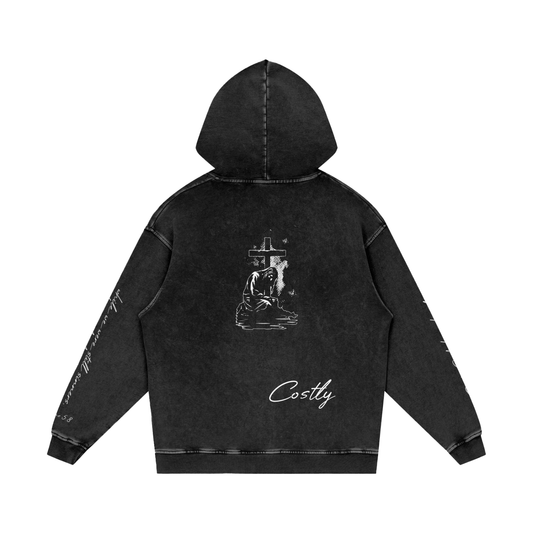 Costly Love | Romans 5:8 Washed Hoodie